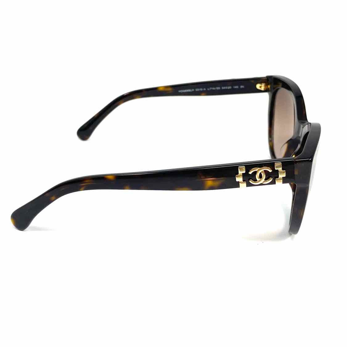 Chanel Brown Cat Eye Tortoise Sunglasses