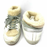 Golden Goose Women's White Size 38/8 High Top Leather Distressed Sneakers