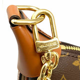 LOUIS VUITTON 2025 Loop Hobo Brown Crescent Monogram Shoulder Bag