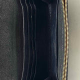 STELLA McCARTNEY Falabella Black Gold Silver Envelope vegan leather Crossbody