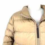 Burberry Smethwick Women's Taupe Size SP Zip Nylon Puffer Jacket