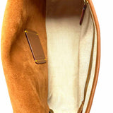 Coach Soft Tabby Orange Flap Suede Shoulder Bag
