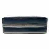 Whiting and Davis Metal Mesh Black Hinged Clutch