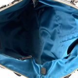 Coach Madison Silver Metallic Leather Satchel