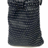 ZARA Black Sparkle vegan leather Crossbody