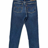 Levi's Women's Dark Blue Size 27/4 High Waisted Straight Leg Jeans