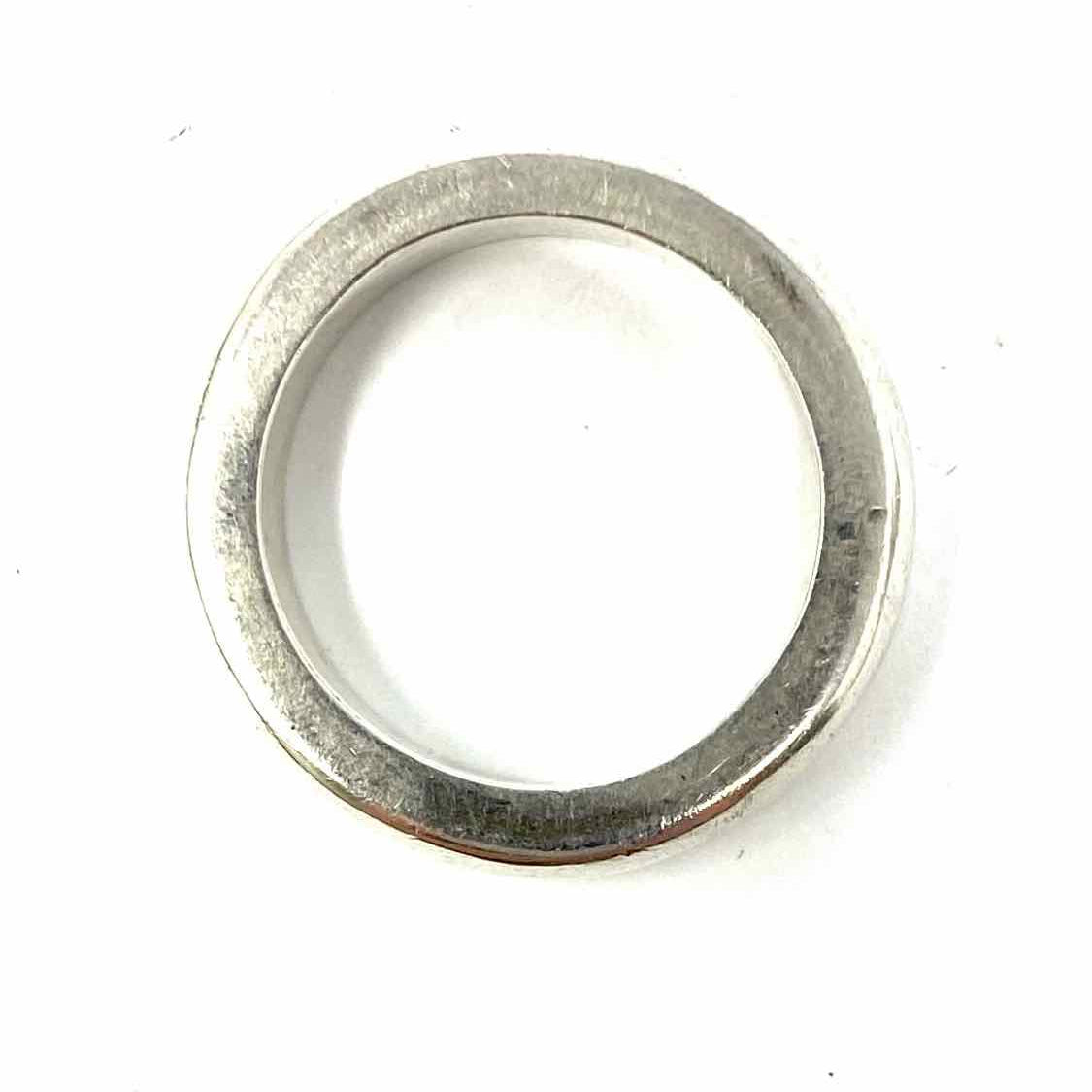 Estate size 7.5 Silver Band Ring