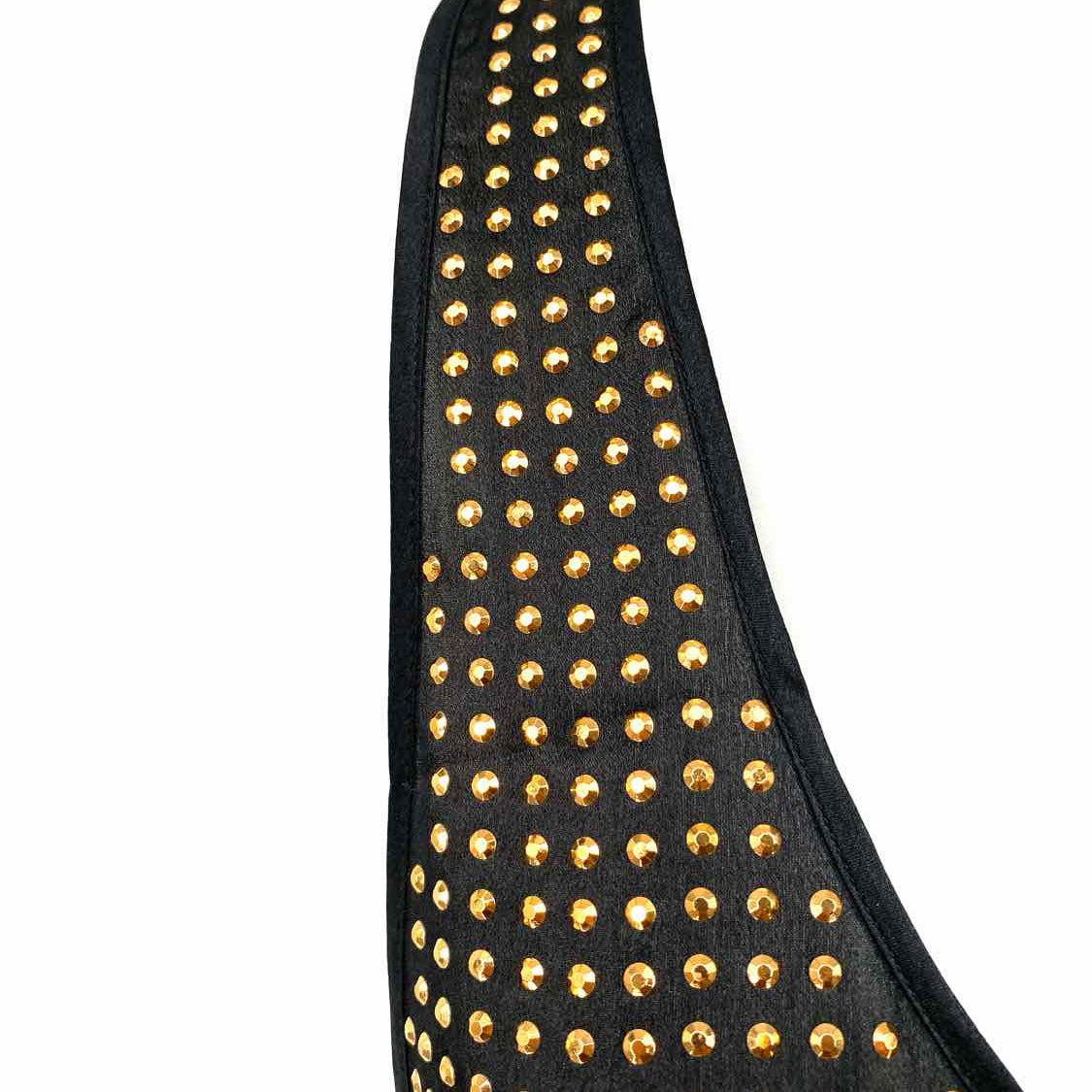 L'AGENCE Women's Black Size XS Silk Rhinestone Sleeveless