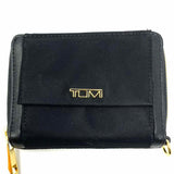 TUMI Nylon Black Square Wallet