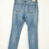 johnny was Women's Blue Size 31/12 Boyfriend Embroidered Floral Jeans