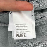 Paige Men's Blue Size M Button Down Denim Long Sleeve Shirt