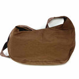 BAGGU Nylon Brown Crescent Crossbody