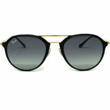Ray Ban Black Gold Tone Aviator RB4292 Sunglasses
