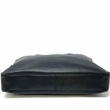 Coach Beckett Black Pebbled Leather Briefcase
