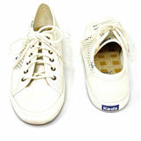 Keds Women's Off-White Size 8.5 Lace-up Crochet Sneakers