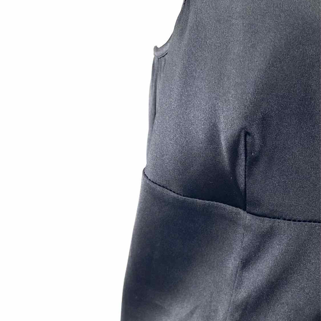 DOLCE & GABBANA Women's Black Size 44/8 Slip Satin Dress