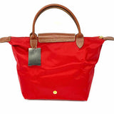 Longchamp Les Pliages Small Modele Depose Nylon Red Packable Made in France Tote