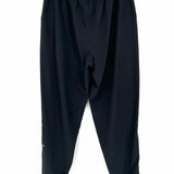 Lululemon Tear-Away Mid-Rise Track Women's Black Size 6 Button Down Jogger Pants