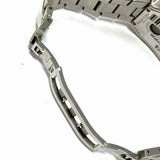 Philip Stein Teslar Dual Time Double Dial Stainless Steel Silver Oval Watch