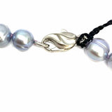 Honora Blue Gray Beaded 36" Pearl Necklace