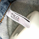 RED VALENTINO Women's Blue Size 44/8 Button Down Denim Jacket