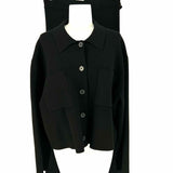 The Group Women's Black Size L 2 Piece Viscose Blend Pants Set