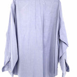 Ralph Lauren Men's Blue Sz XL Cotton Herringbone Made in Italy Long Sleeve Shirt
