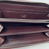 LOUIS VUITTON 2012 Zippy Burgundy Epi Electric Leather Wallet