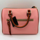 Dooney & Bourke Trudy Pink Boston Pebbled Leather Satchel