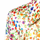 ba&sh Women's Multi-Color Size 2 Button Down Floral Long Sleeve