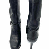 Di Nuccio Women's Black Size 39/9 Leather slouch Boots