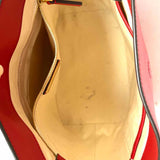 Tory Burch Miller Red Shoulder Leather Bucket Bag