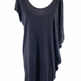 HELMUT LANG Women's Black Size P mini Asymetric Dress
