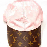 LOUIS VUITTON 2021 Get Ready Nylon Pink Brown Baseball Monogram Cap