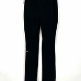 alo Airbrush Kick-Back Women's Black Size M High Waisted Flare Leggings