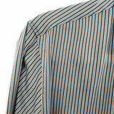 Robert Graham Men's black/orange Size S Stripe Button Down Long Sleeve Shirt