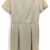 Burberry Women's Slate Size 6 Button Down Viscose Blend Dress