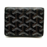 GOYARD Malesherbes Coated Canvas Black Bi-Fold Goyardine Coated Canvas Wallet