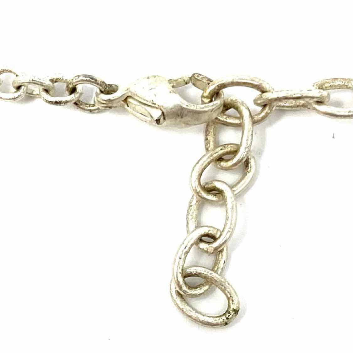 Silver tone Mesh 17.25" Rhinestone Necklace