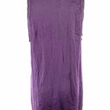 Theory Women's Purple Size L Scoop Neck Silk Blend Chain Sleeveless