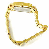 Caravelle by Bulova Diamonds Stainless Gold Tone Rectangular Chronograph Watch