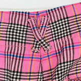 maeve Women's Pink Size 6 Wide Leg Plaid Pants