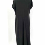 Eileen Fisher Women's Black V-Neck Size M Dress