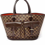 LOUIS VUITTON 2005 Manosque GM Brown Damier Ebene Made in France Tote