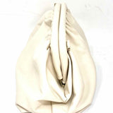 Ivory Dumpling vegan leather Clutch