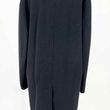 Nordstrom By Jacob Siegel Men's Black Size 36 Button Down Loro Piana Wool Coat