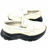 Puma Loafyr Women's White Size 8 Platform Leather Loafers