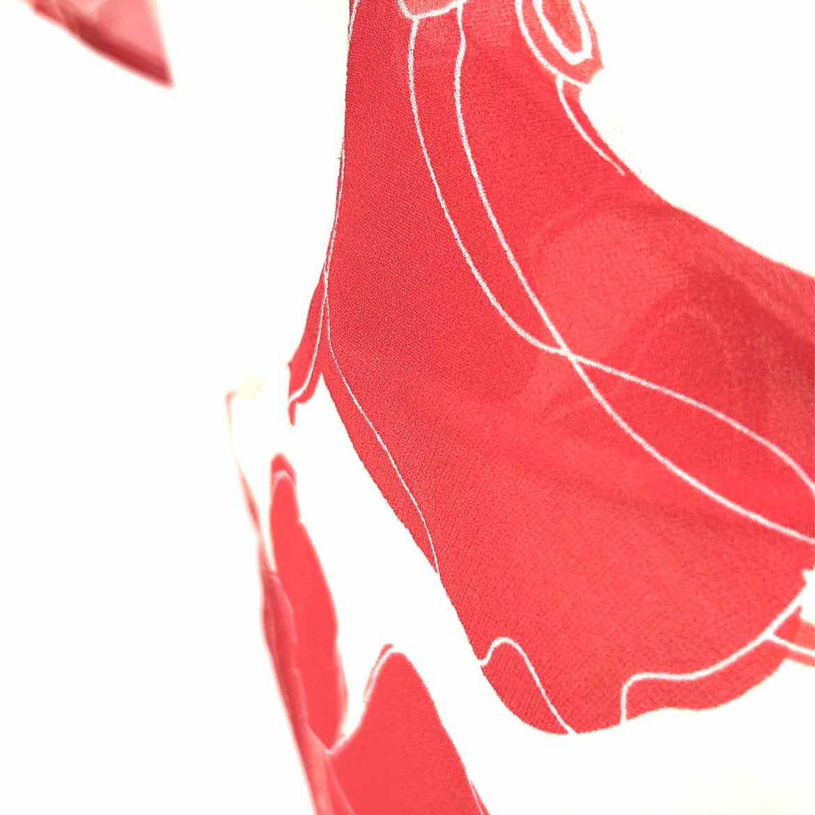 Rails Women's Red Cream Size XL Sleeveless Viscose Floral Dress