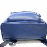 Coach Large Charter Navy Zip-Around Logo Pebbled Leather BackPack