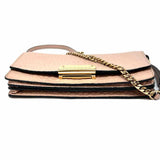 Burberry Madison Wallet on Chain Pink Envelope Grained Leather Crossbody